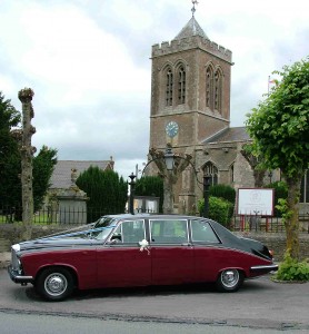 wedding car swindon Daimler