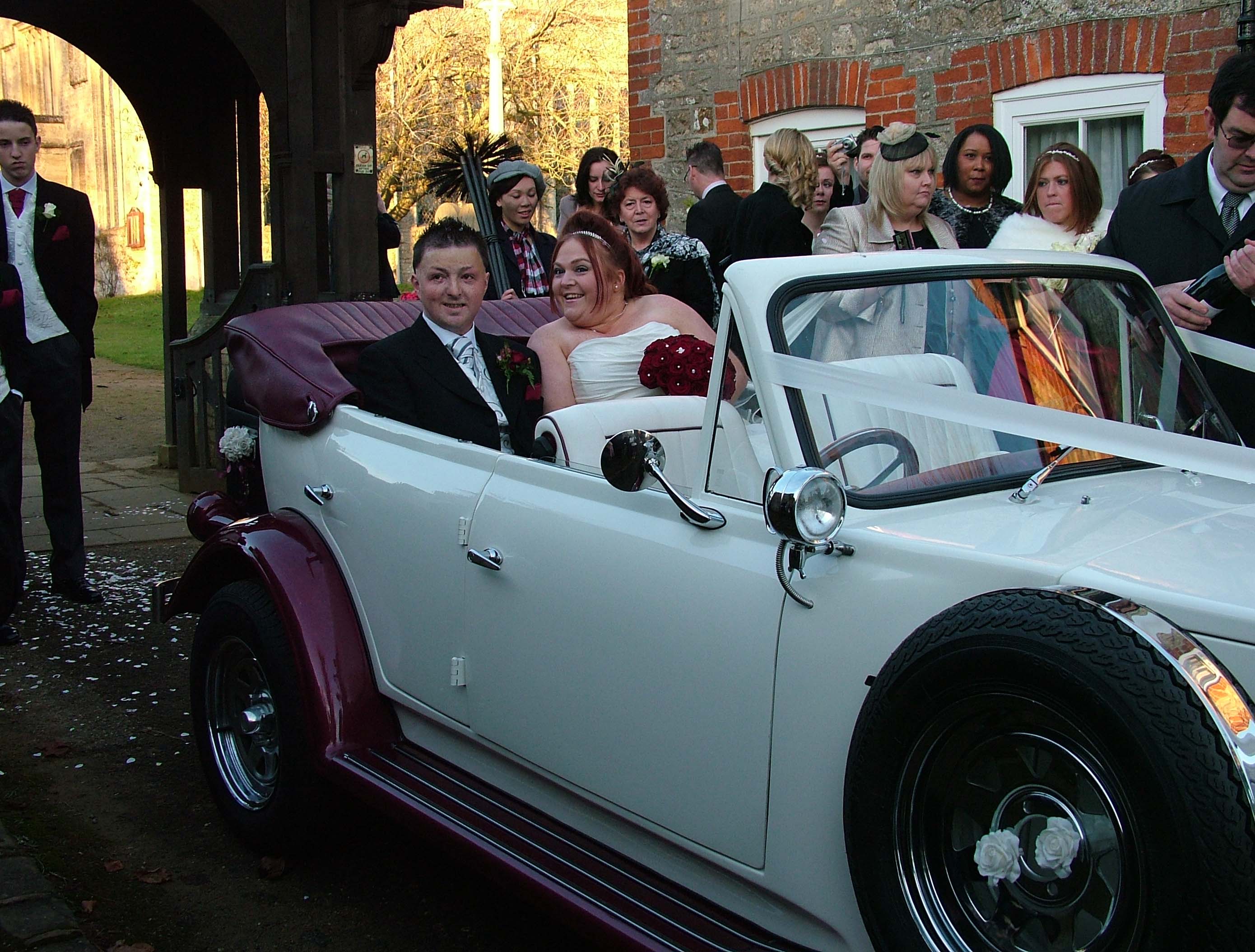 wedding car shrivenham