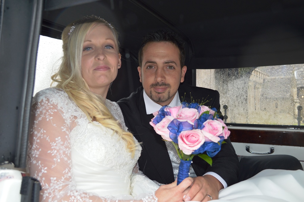 Jason and Amie at South Marston Church