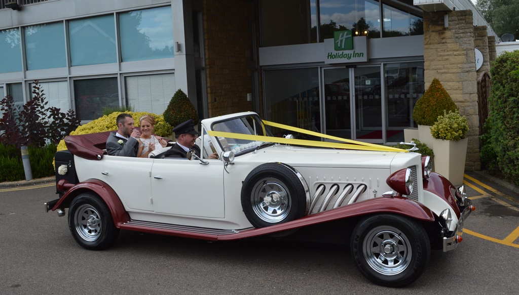 Kelly and Ricky arriving at The Holiday Inn Swindon