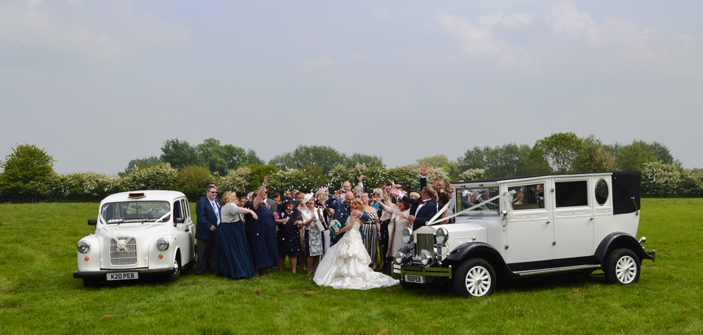 Jenners Barn wedding reception for Kim and Paul