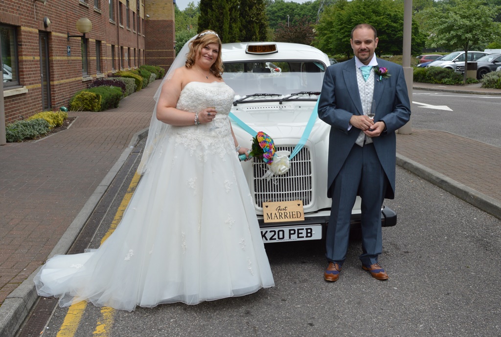 Emma and Andrew at the Swindon Hilton