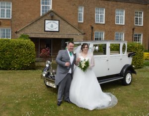 Stephen with Imperial wedding car