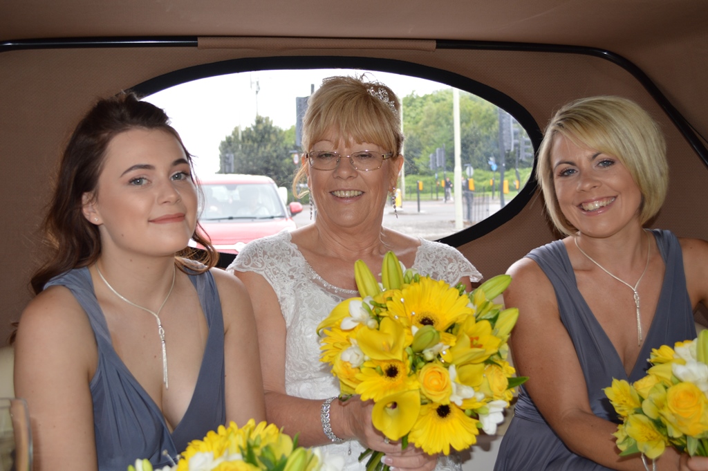 Judy & bridesmaids going to Village Hotel Swindon