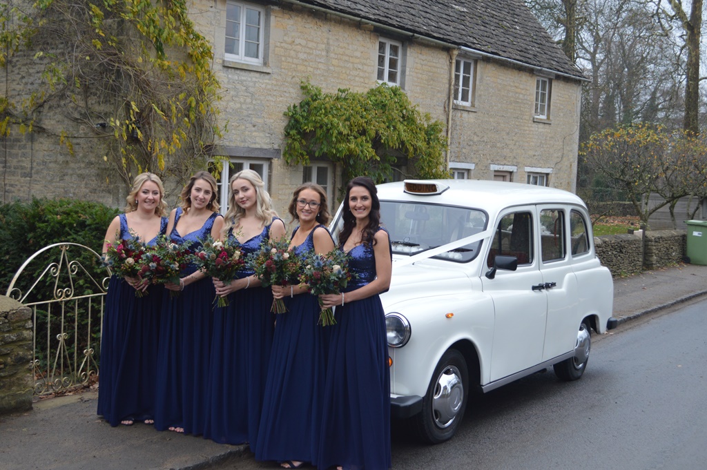 Bridesmaids at Barnsley House