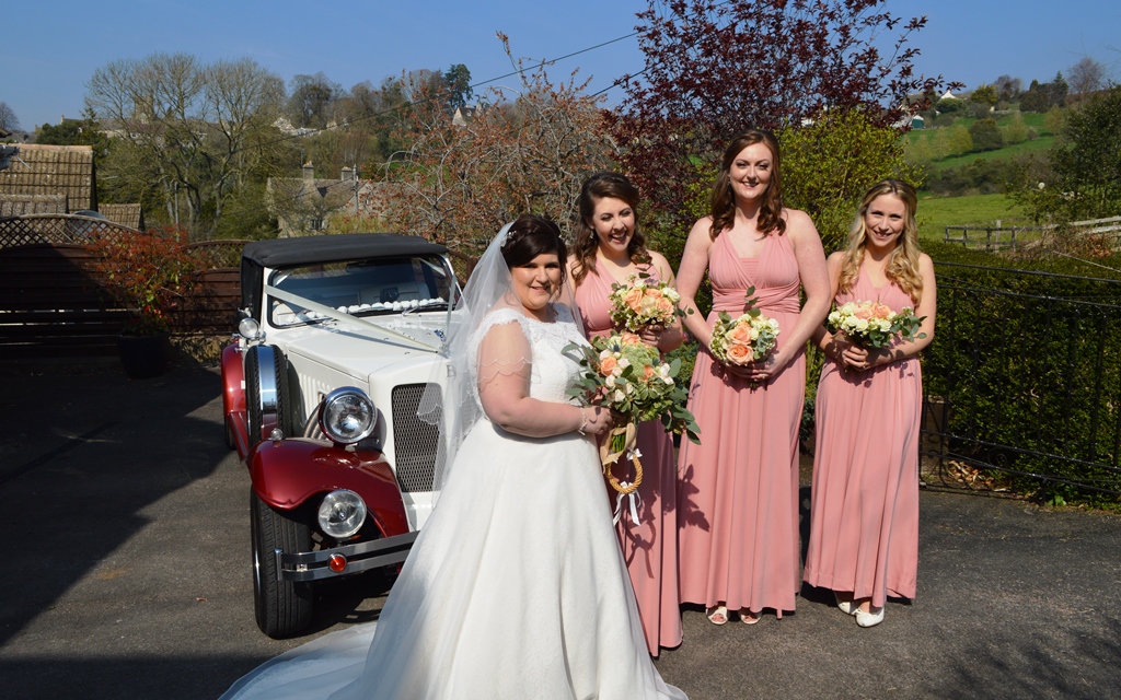 Rachel and bridal party
