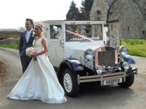 Jessica & Sam at St Andrew's Church Wanborough