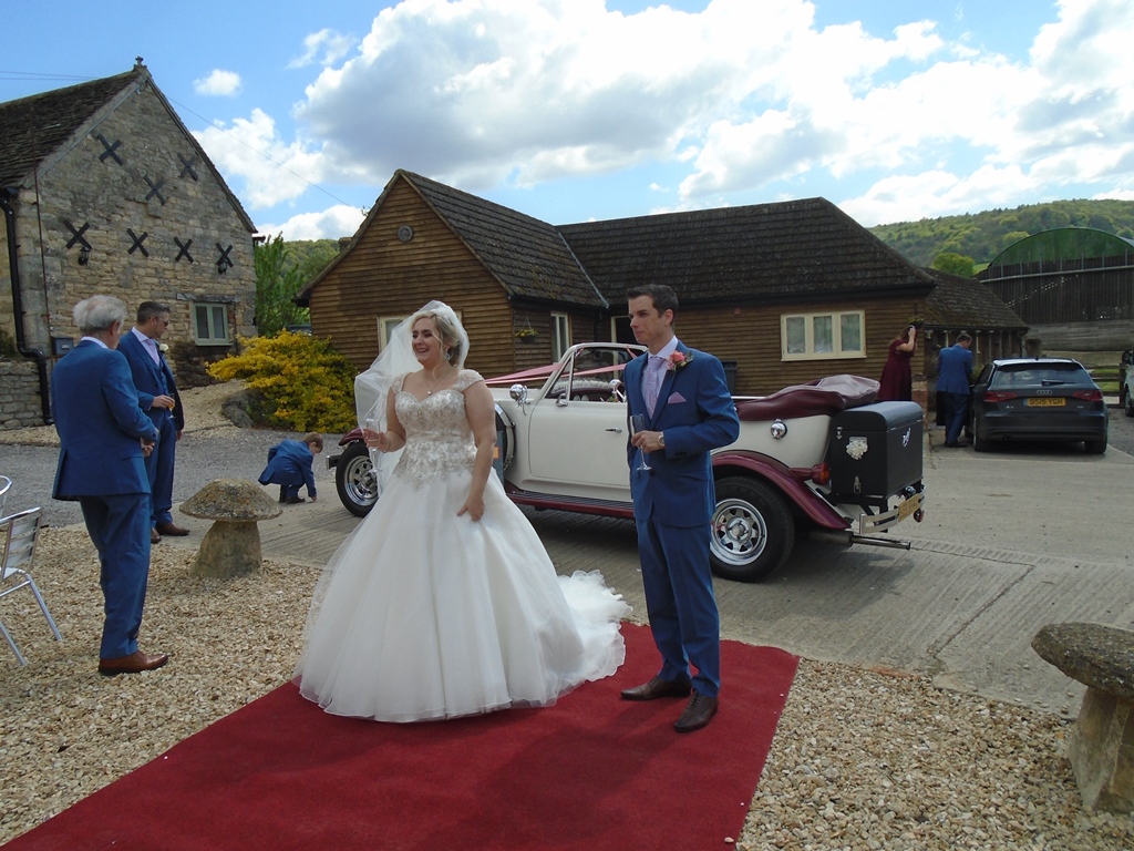 Saxon Barn wedding reception for Hannah & Phillip