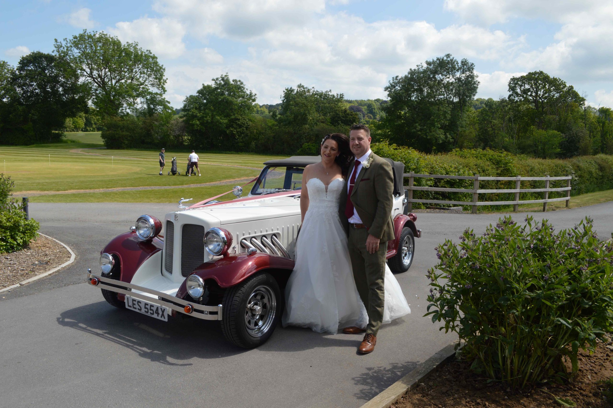 Bassett Down Golf Complex wedding reception for Charlotte and Philip