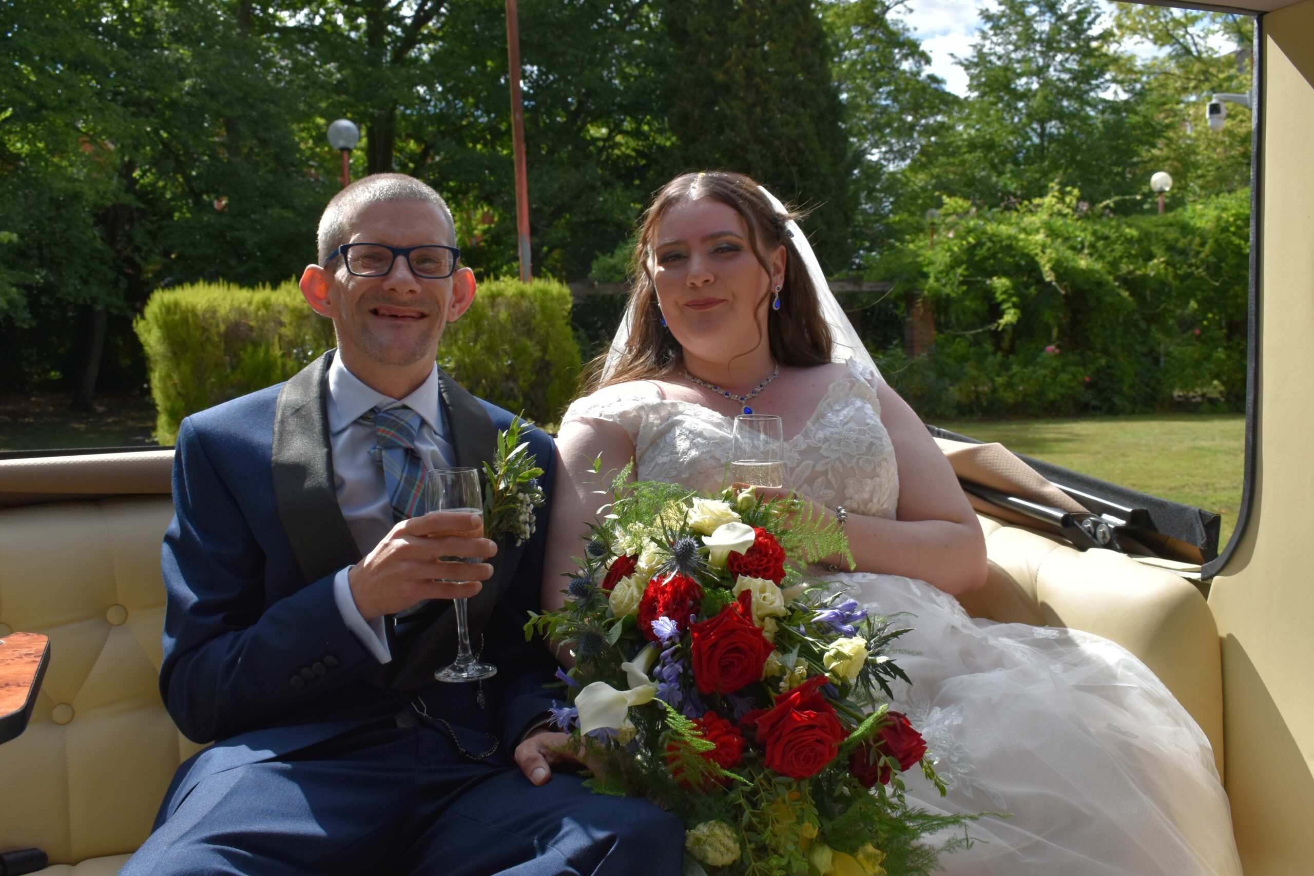 Swindon Register Office wedding for Cherelle and Alan 02 August 2025