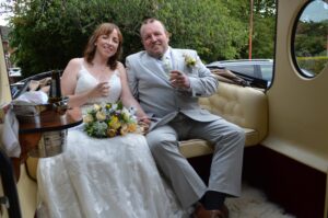 Swindon Register Office wedding for Cara and Steve 15 August 2026
