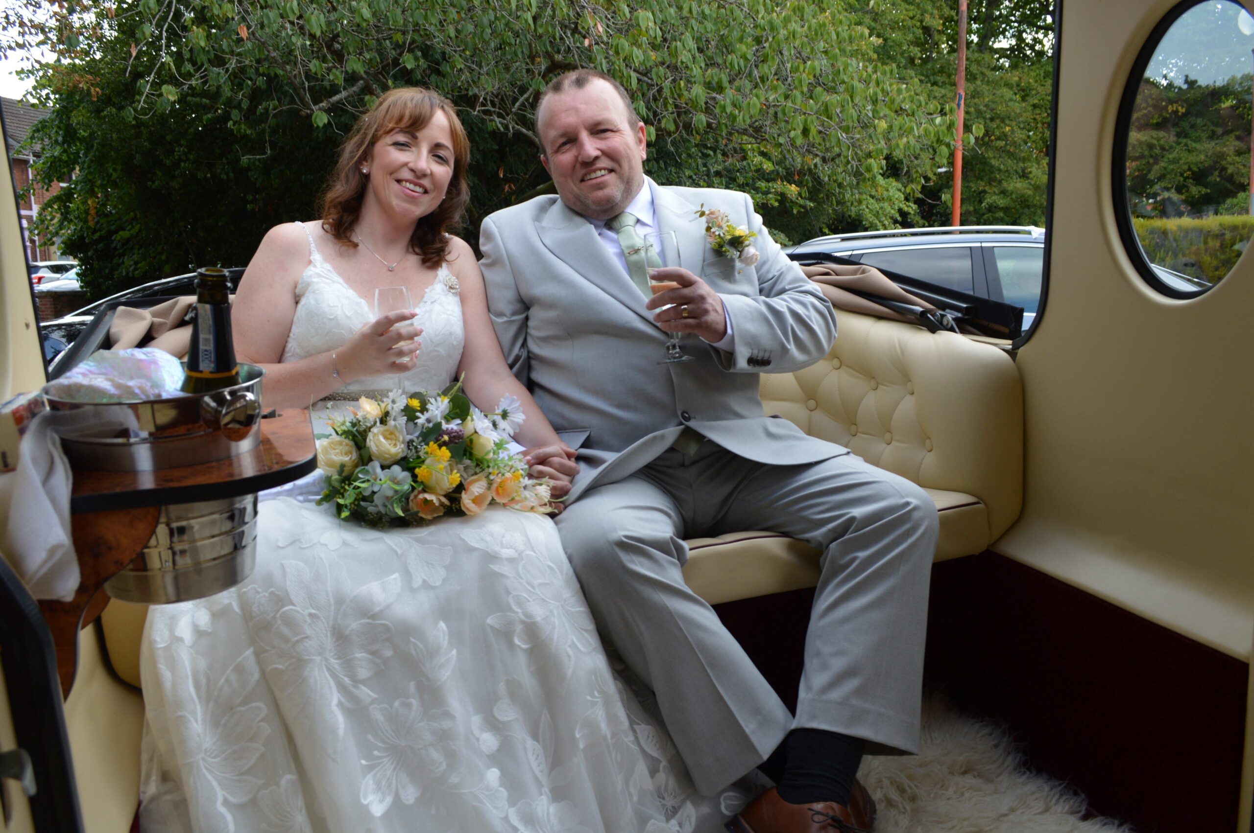 Swindon Register Office wedding for Cara and Steve 15 August 2026