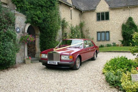 Rolls Royce Wedding Car at the Pear Tree Purton